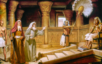 Moisés e Arão falam a Faraó