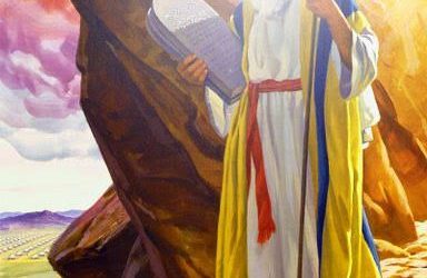 O rosto de Moisés resplandece