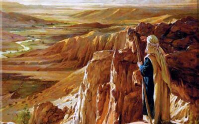 O Último Dia da Vida de Moisés: Moisés vê do monte Nebo a terra de Canaã