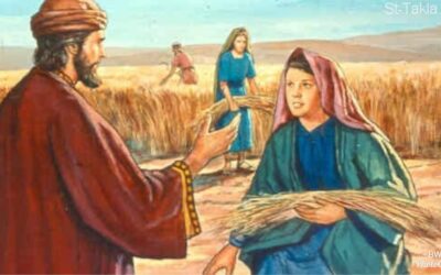 Rute vai buscar espigas; Boaz casa com Rute