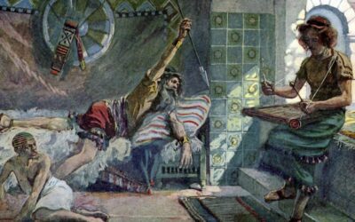 Saul intenta matar Davi pela astúcia; Jônatas faz um pacto com Davi