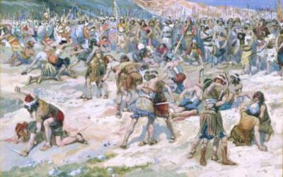 O pranto de Davi por Saul e Jônatas; Davi é aclamado rei de Judá; Vitória de Davi sobre Isbosete