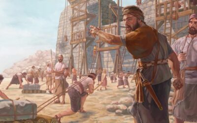 Neemias ora por Jerusalém; Neemias mandado a Jerusalém; Neemias anima o povo a reedificar os muros; Os que trabalharam na reedificação dos muros