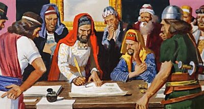 Relação dos que habitaram em Jerusalém; Os que habitaram nas cidades de Judá; Os residentes nas aldeias