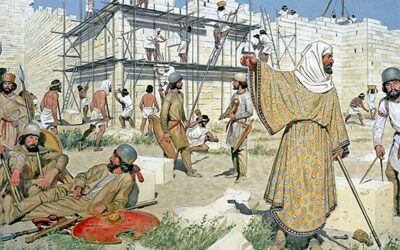 Neemias estabelece guardas em Jerusalém; A relação dos que voltaram a Jerusalém; Contribuições para o templo