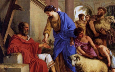 A virtude e riqueza de Jó; As aflições e a paciência de Jó; Jó amaldiçoa o seu nascimento; Elifaz repreende a Jó