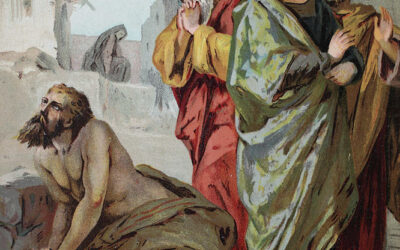 Jó lembra-se do seu primeiro estado feliz; Jó lamenta a miséria em que caiu; Jó declara sua integridade