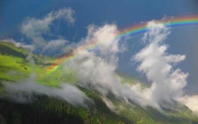 “Meu Arco-íris nas Nuvens”